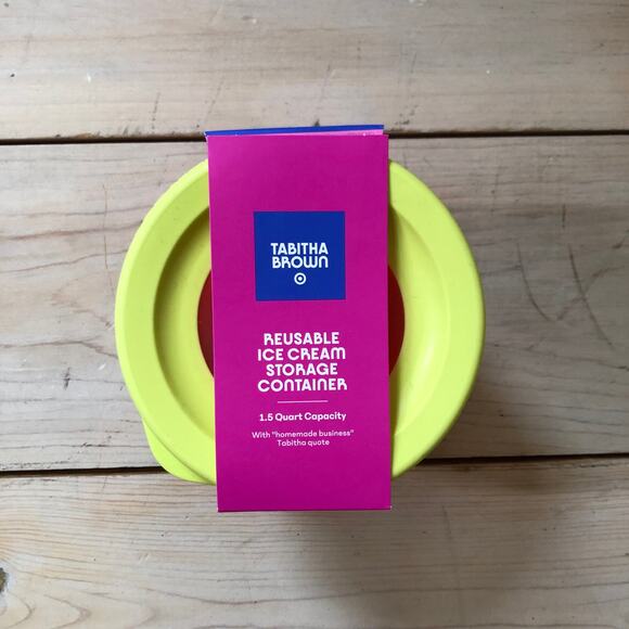 Tabitha Brown for Target NWT 1.5qt Ice Cream Container - Picture 3 of 9